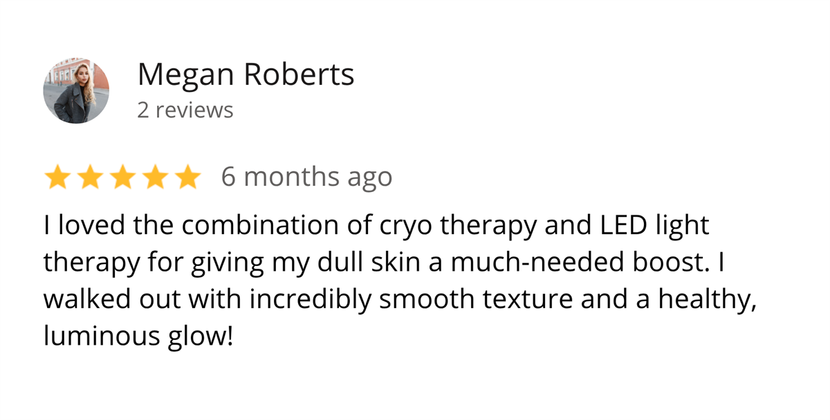 Client review on Google