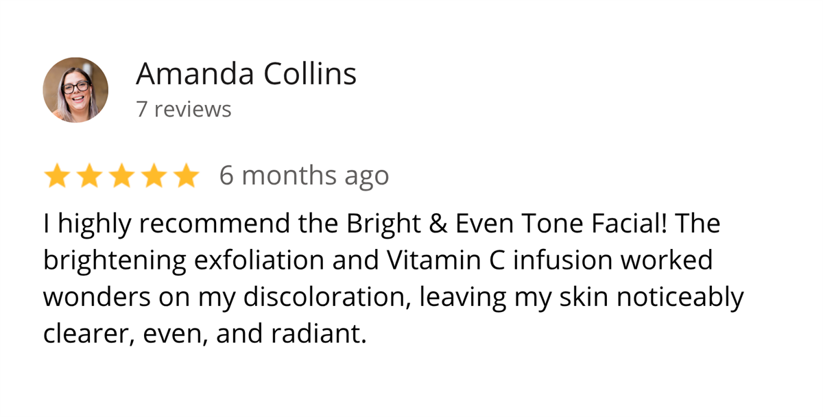 Client review on Google